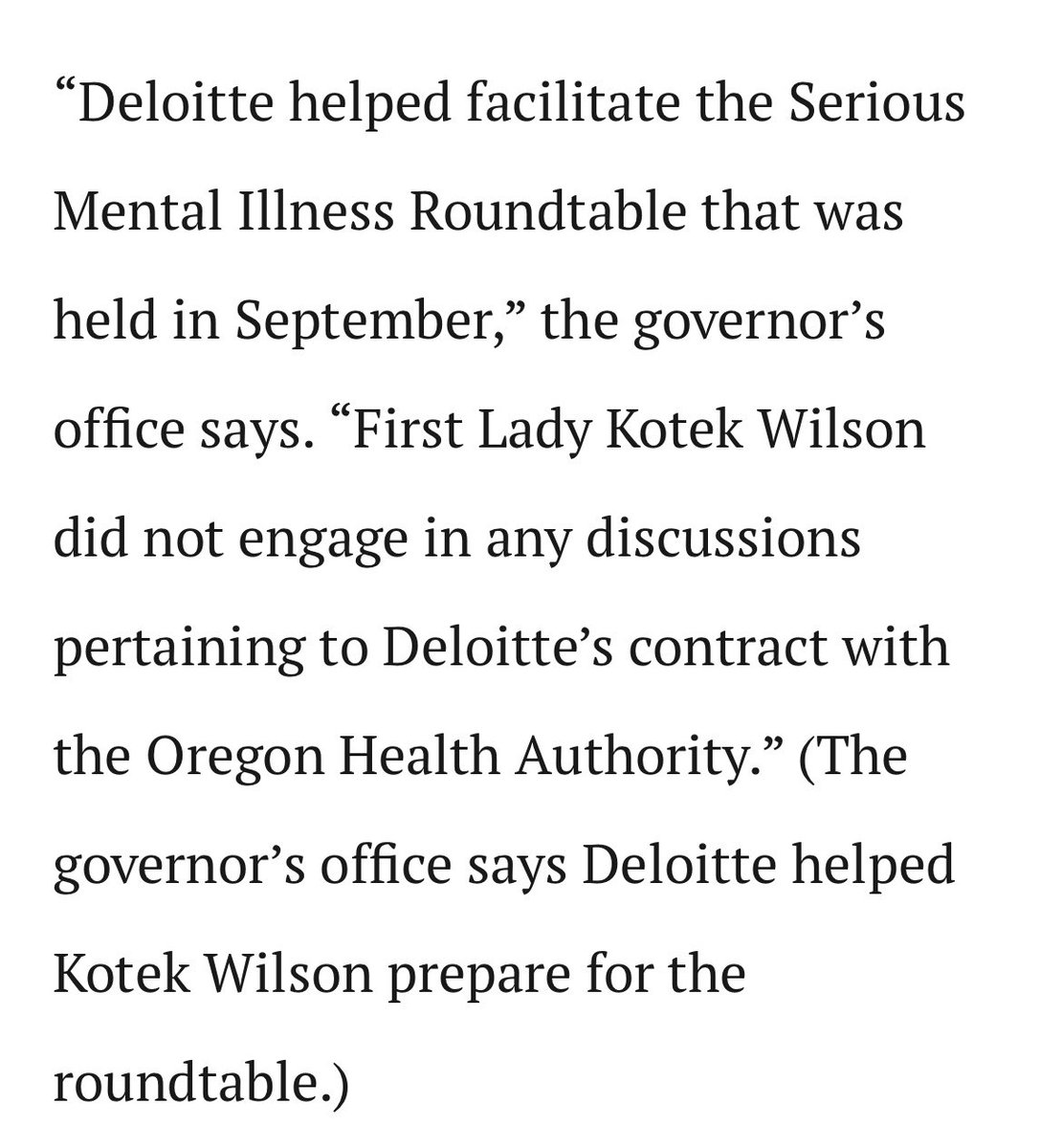 This is precisely why #PDX liberals like Gov Kulongoski, Thomas Lauderdale, Phil Knight & myself were urging you to vote 3rd party. Kotex = meetings, bureaucracy, no action, just talk & corruption. We can do better Oregon!