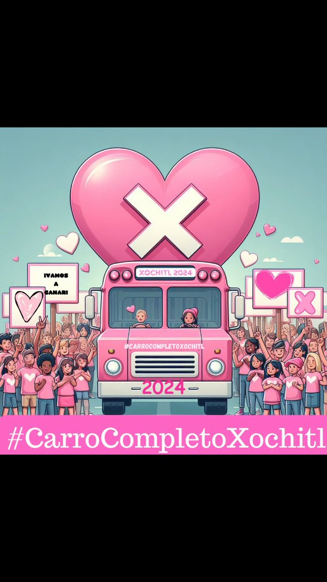Que no se nos olvide vamos por 
#CarroCompletoConXochitl