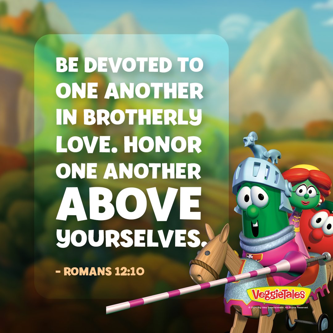 Honor others above yourself! #VeggieTales