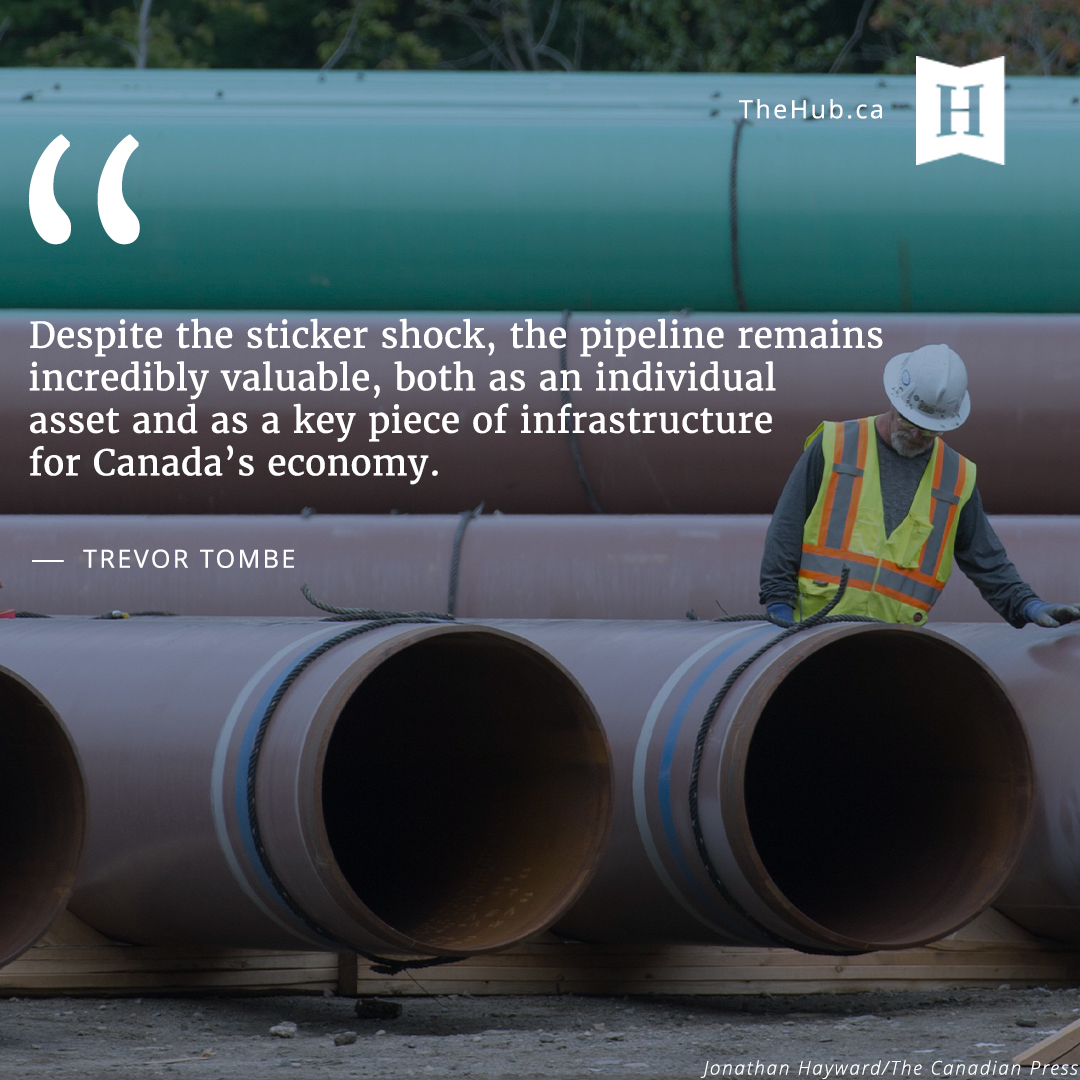 @trevortombe: The Trans Mountain pipeline was worth every penny of its $34 billion price tag thehub.ca/2024-04-30/tre…