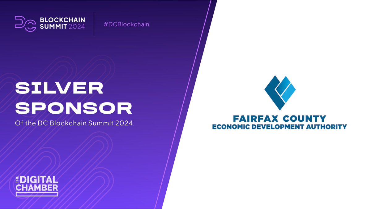 We’re excited to announce @FairfaxEDA as a Silver Sponsor of #DCBlockchain Summit 2024!  

Join us on May 15th as we shape the future: 👇👇👇 Dcblockchainsummit.com/sponsors/