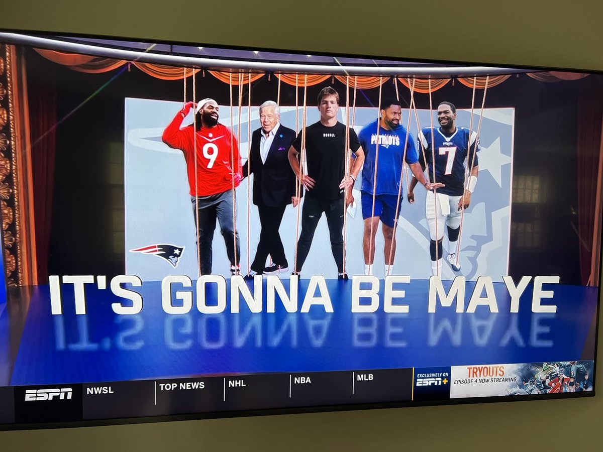 A fitting day on the calendar as @SportsCenter talks Patriots QBs, and @aminajadeTV has some fun with it …