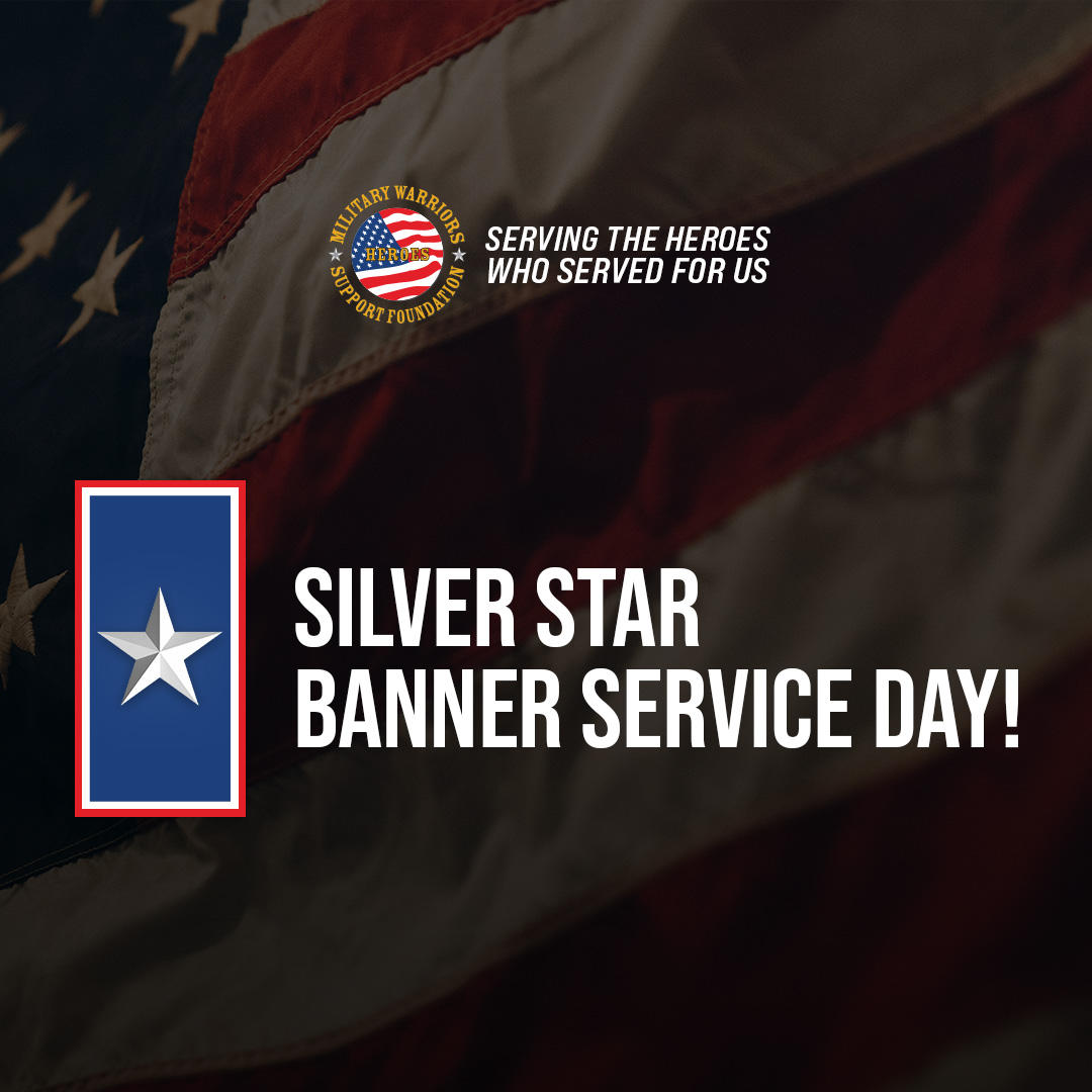Today is Silver Star Service Banner Day - A time we remember to say THANK YOU to all those who received the SILVER STAR MEDAL and to veterans and current service members who have been affected by combat. #veterans #silverstarmedal #supportourheroes