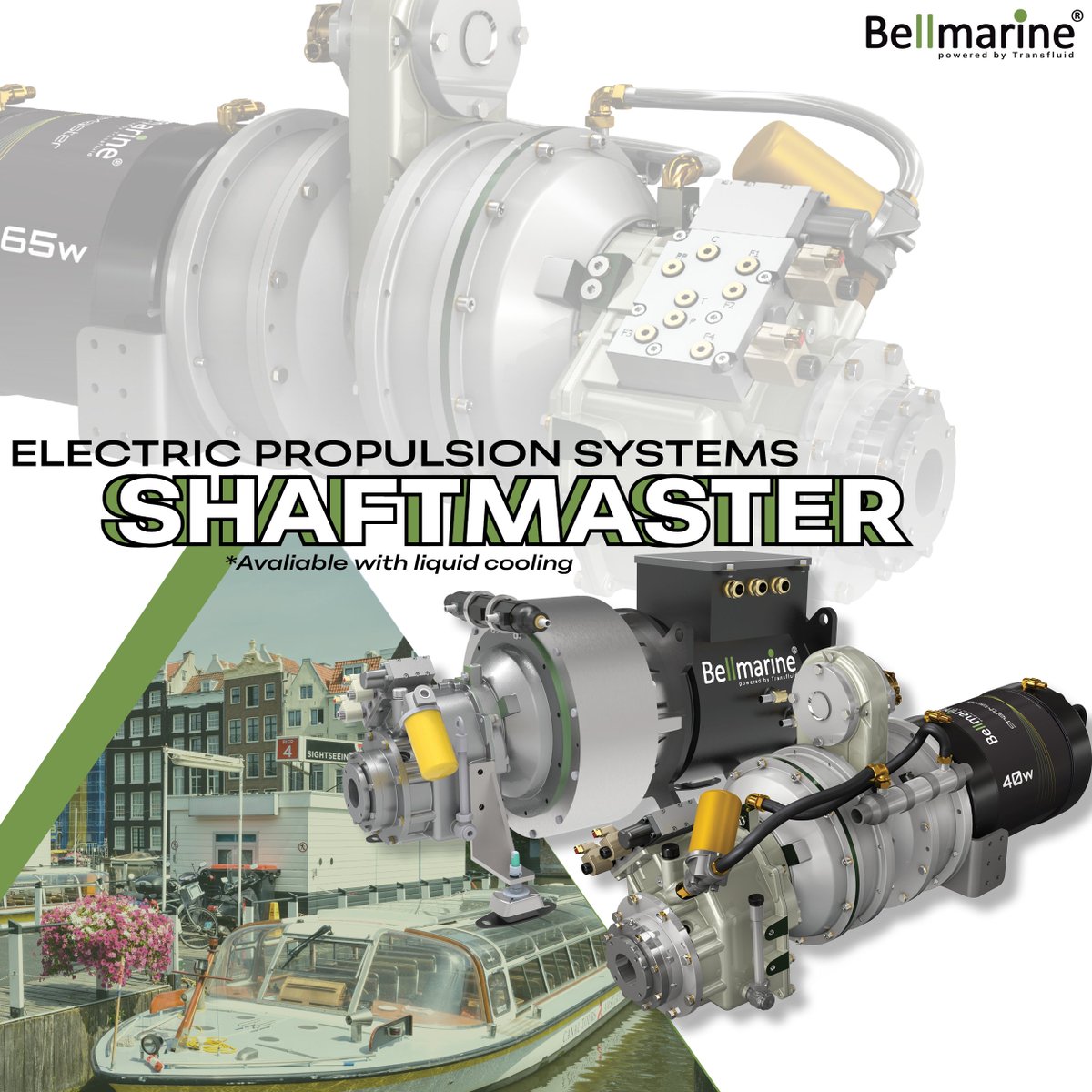 Sail GREENER with Bellmarine's SHAFTMASTER (powered by Transfluid)

The SHAFTMASTER is made up of permanent magnet motors with mechanical marine gear with various gears available for every need.

#bellmarine #sailwithus #poweredbytransfluid #electricpropulsion #greentechnology