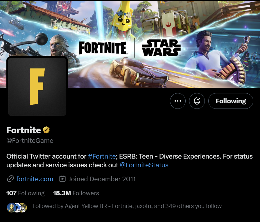 If Fortnite Official account is focused on Metaverse, and not focused on BR anymore

While all the other 3 modes already have their own official Twitter accounts

that means Battle Royal and STW are the only games in Fortnite with no official twitter accounts focused on them