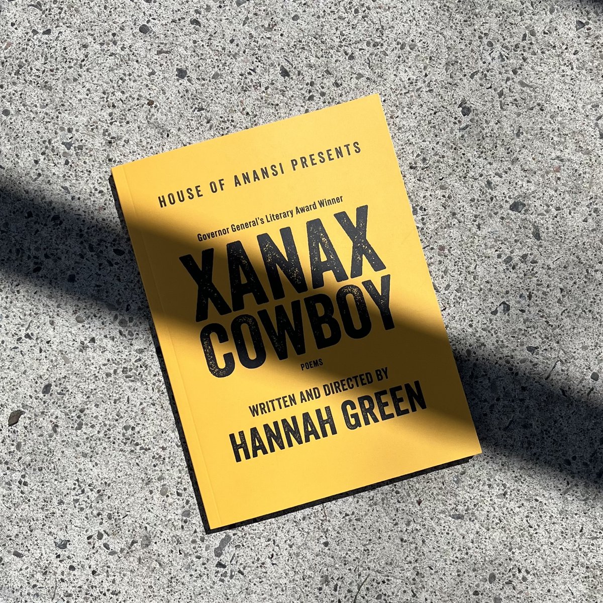 XANAX COWBOY is the winner of the Gerald Lampert Memorial Award! 🤠💛 Congratulations to author @xanaxcowboy_, and thank you @CanadianPoets! ✨