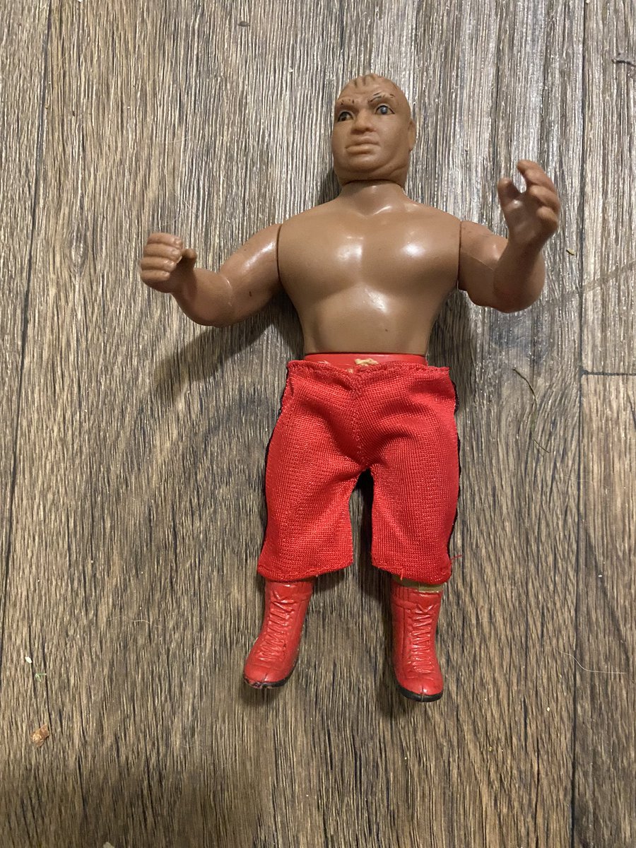 Picked up the AWA Abdullah The Butcher figure from my local antique store #FigLife @WrestleFigNews @FullyPoseable @VintageJakksBCA @3collectabros @doingthefavor  @Soda_hunter @figheel @pickett_shaun @actionfigattack  @FigHNTR24_7 @Stuttsy