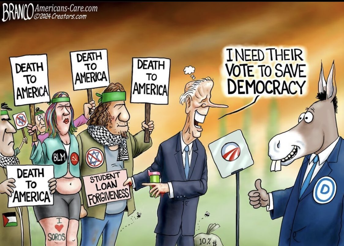 Chants of “Death to America” are not free speech. They are TERRORIST THREATS! ALL DEMOCRATS ARE OKAY WITH THIS! Biden is selling us out for a few Muslim votes. Shame on you if you keep voting for them!