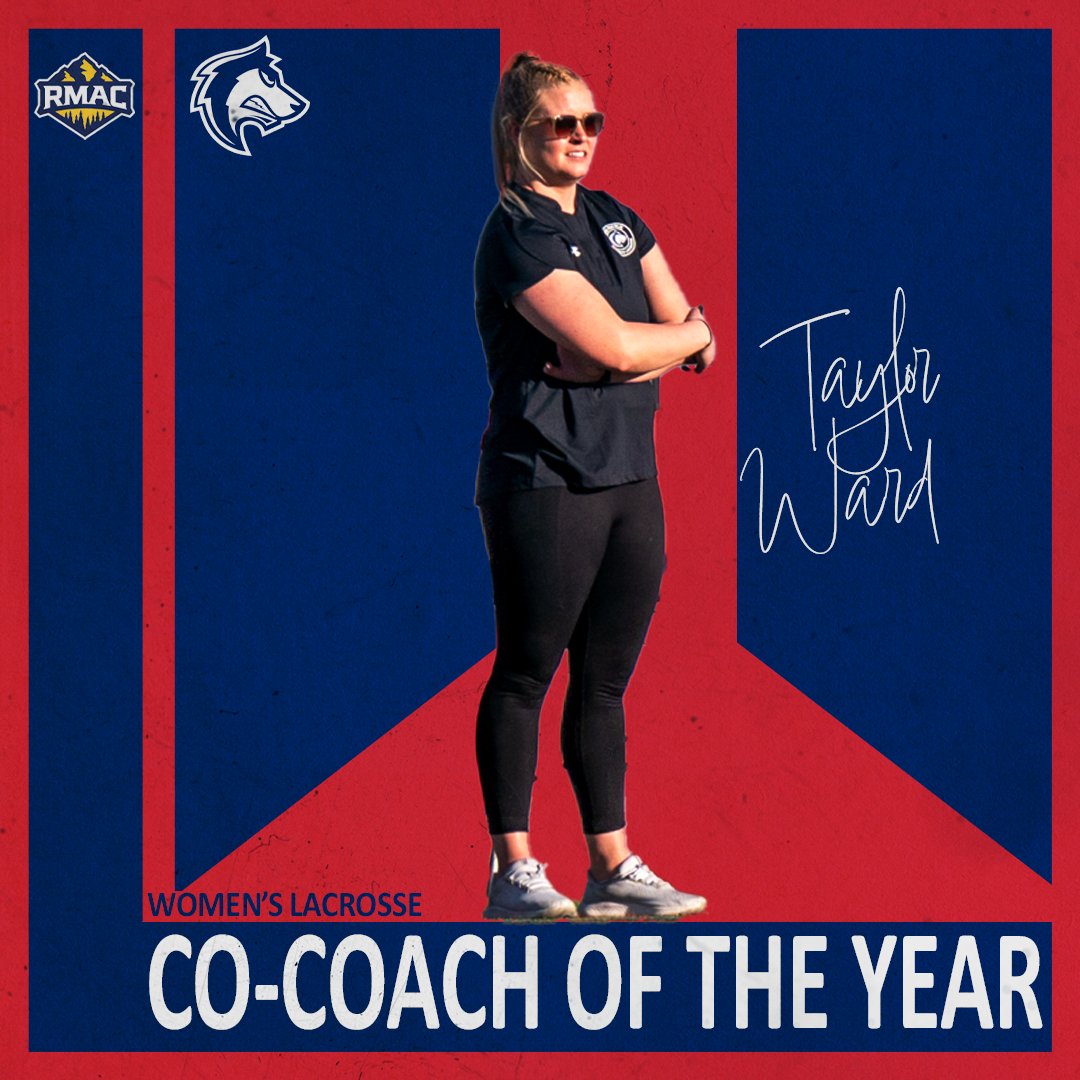 Taylor Ward is the 2024 RMAC Co-Coach of the Year award winner after returning to the helm for the ThunderWolves! #BackThePack | #EverythingElevated