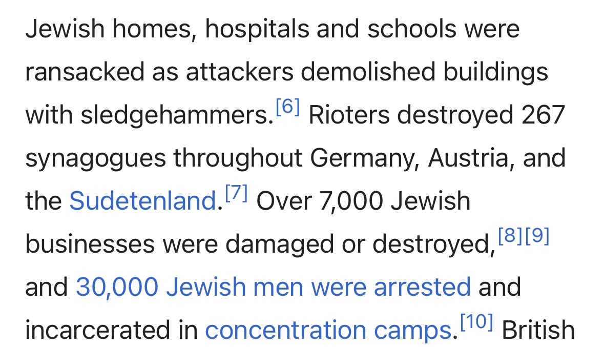 I saw some psycho compare it to Kristallnacht

Here is just part of what happened during Kristallnacht