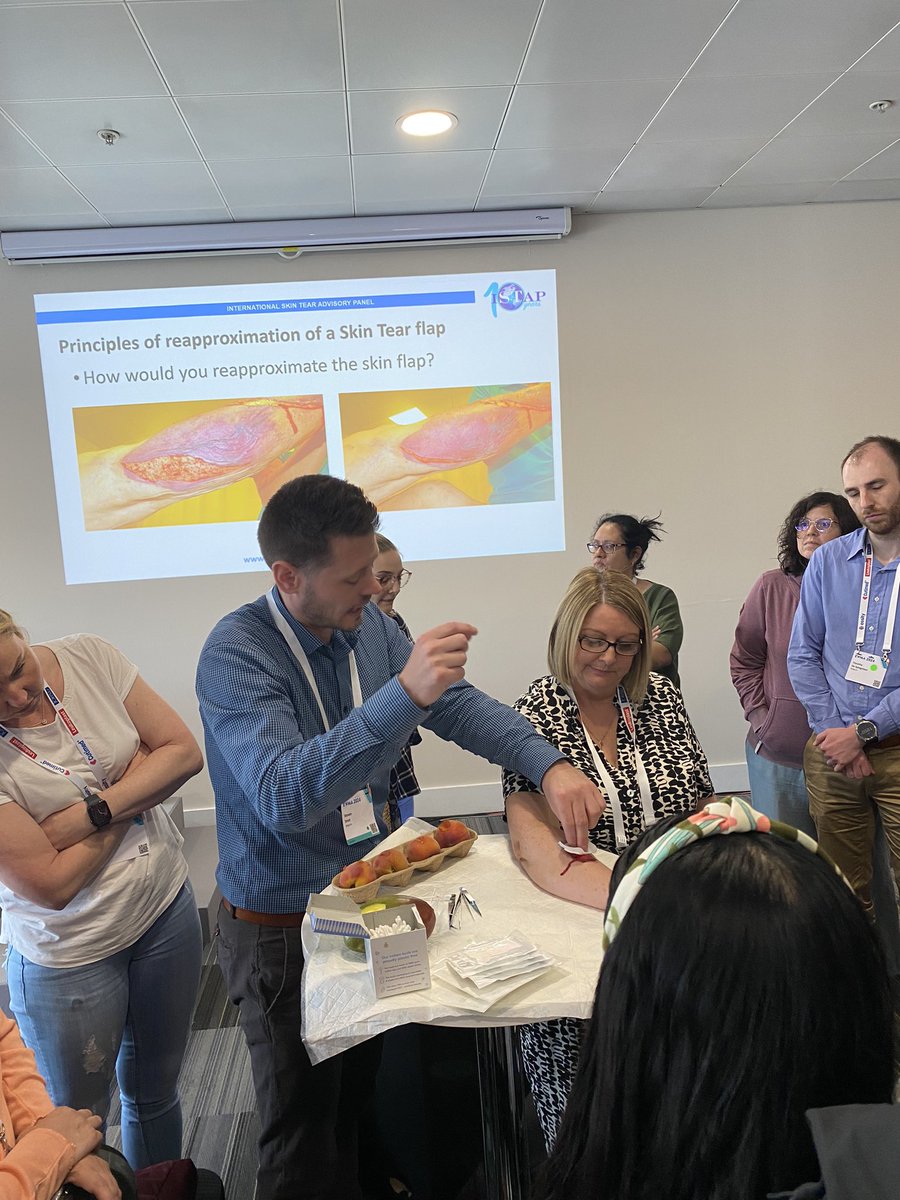 Had a great first day at #EWMA2024. Even spotted <a href="/nas_vascular/">Naseer Ahmad</a> in the wild- great to see the positive reactive to MARS in person! Really enjoyed <a href="/SkinTears/">International Skin Tear Advisory Panel (ISTAP)</a> hands on workshop too 🩹