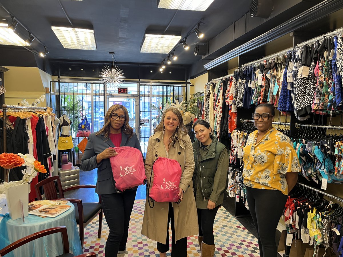 After BREAST CANCER has been a crucial support for #women in #DavenportTO and across our city since 2013, providing mastectomy bras, camisoles, and breast prostheses to breast #cancer survivors in #Toronto. Thanks to Founder & ED @AliciaVianga and the team! #cdnpoli