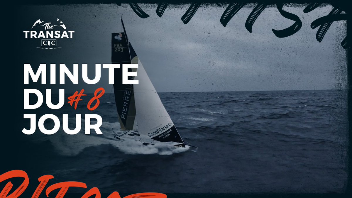 𝗟𝗮 𝗺𝗶𝗻𝘂𝘁𝗲 𝗱𝘂 𝗷𝗼𝘂𝗿 #𝟴 Au 3e jour de course, les marins affrontent les éléments ! Les dernières heures ont été violentes, on fait le point avec le résumé du jour 🌊👇 Voir le récap du jour 📲 bit.ly/3xYkUtd 🎥 Nefsea #TheTransatCIC