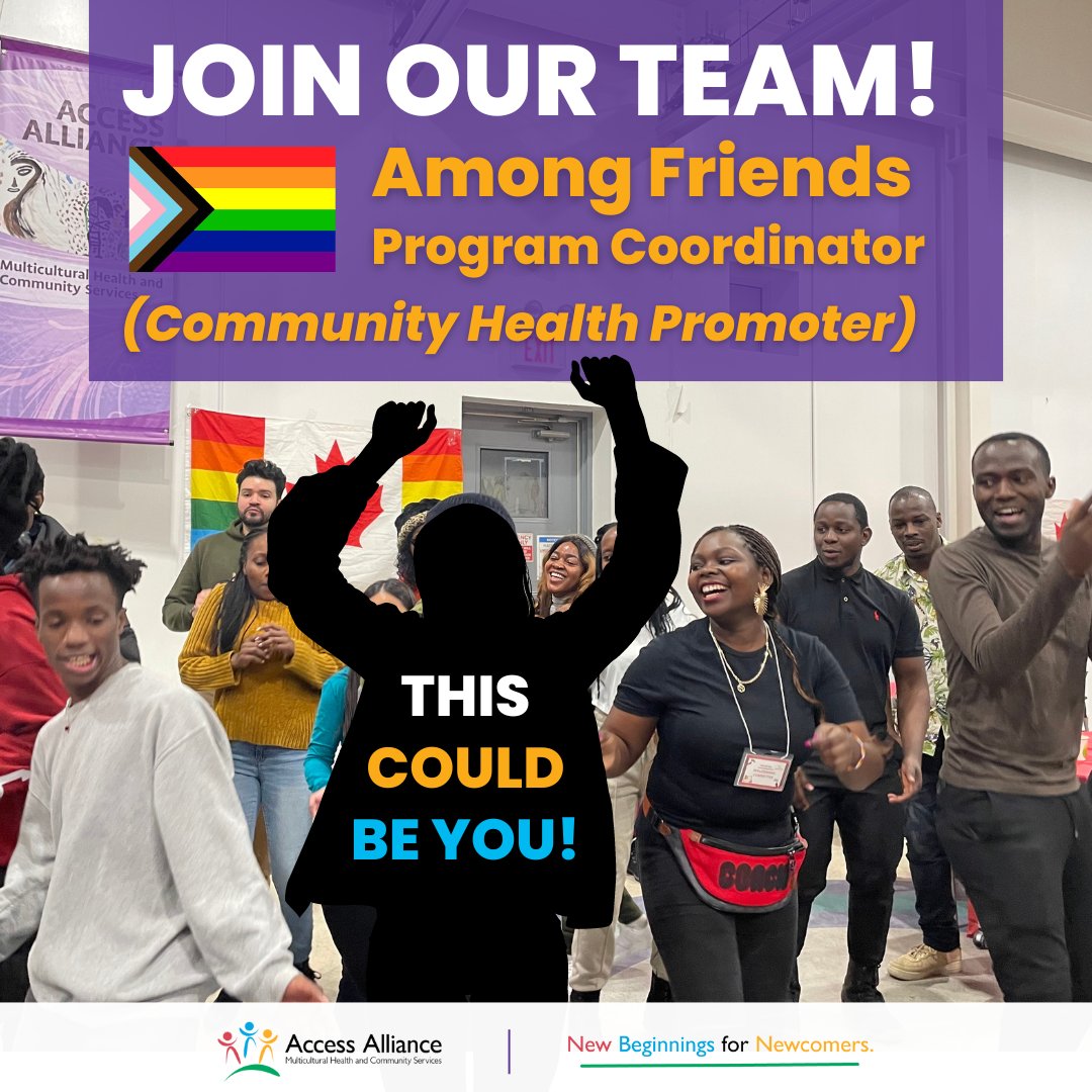 🌈 Are you a people-person who loves to project manage? Come work with us! If you're passionate about coordinating & delivering services to 2SLGBTQI+ newcomers, & want a position that's fun, fast-paced, & fulfilling, apply now!
For more info & to apply:
accessalliance.ca/blog/community…