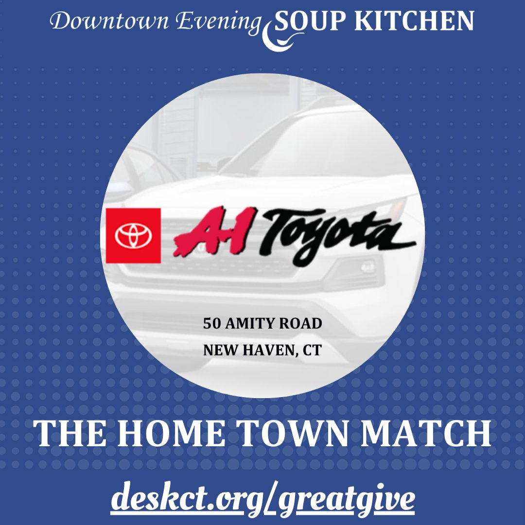 Hometown Match! Your gift goes farther. - deskct.org/greatgive #TheGreatGive
