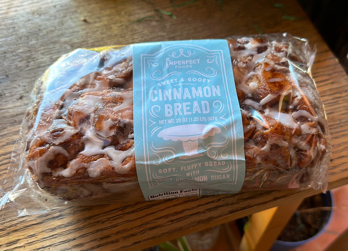 Me: I should try going back on Keto for my Epilepsy now that my meds changed again. #spoonielife right?!

Also Me: This cinnamon bread from @MisfitsMarket / #ImperfectFoods looks delicious. Just HAD to order it for this weekend…! 🥰 #nomnomnom

🤷🏼‍♀️🤦🏼‍♀️ #ILoveBread 💕🥰💕