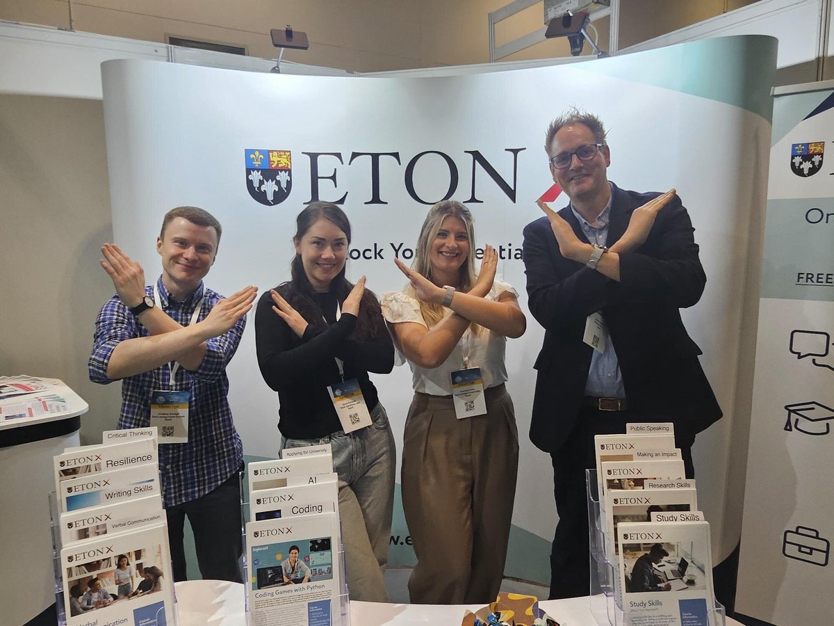 Great fun at the Schools and Academies Show today! #SAAShow #EtonX #ExcelLondon