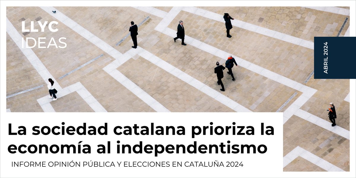 ¿Qué opinan los catalanes sobre los grandes temas de la campaña electoral? Este estudio de LLYC con datos de @Cluster_17 lo analiza a partir de la segmentación de la población por clústers sociales y ofrece una estimación de escaños. slink.com/llycideas:elec…