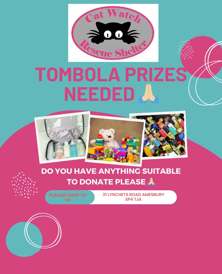 We have lots of events coming up through the summer and would really appreciate any Tombola prize donations. Toys, Bottle, Toiletries, anything new but unneeded that you may have to “regift” Thanks so so much 🙏🏼 #tombola #prizes #toys #toiletries #bottles #regift #fundraising