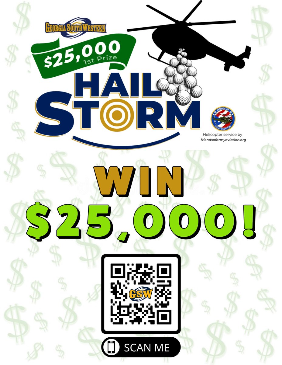 🚨Less than a week until the HAIL STORM 🚨 Secure your chance at winning 💲25,000 today! 🔗 brushfire.com/gswcanes/hails…