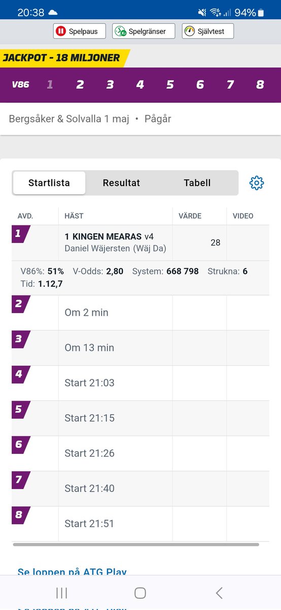 #V86 #Bergsåker #Solvalla #ABtravochgalopp #Atg 
Nybrink borta direkt spikade 2 😂😂😂🤡🤡🥶🥶🥶 herregud vecka efter vecka när ska ni byta experter 😂😂😂😂