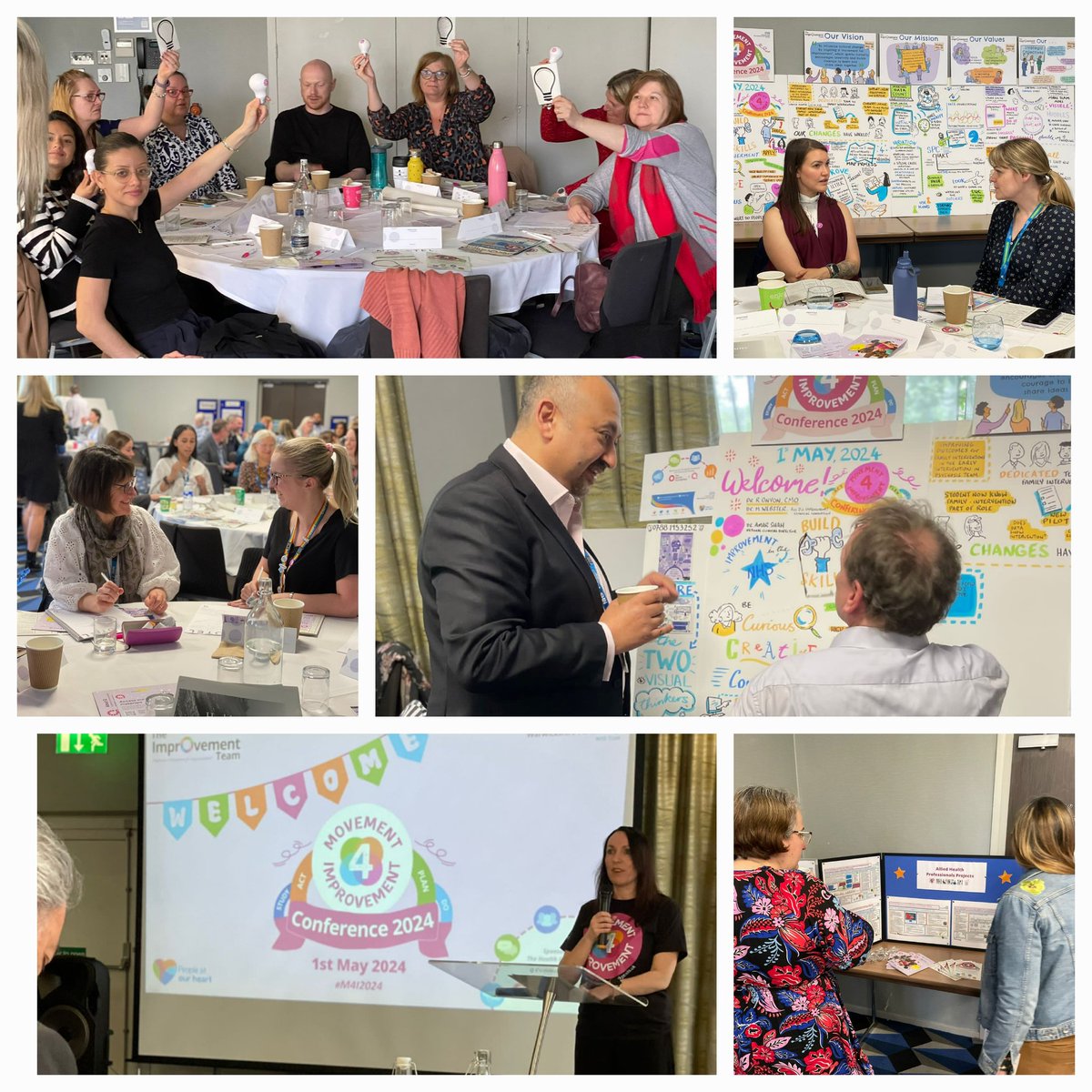 1/2 What an amazing day we've had at our 1st 'Movement 4 Improvement' Conference 🩷 7️⃣2️⃣ people joined and heard inspiring talks from internal and external speakers. Thanks to everyone who came, talked, listened, contributed and made it what it was - a real #Movement4Improvement