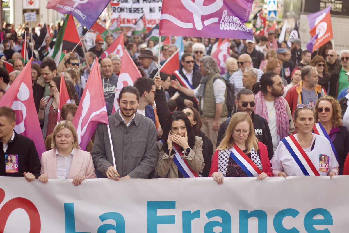 ✊ Le #1erMai, une belle occasion de découvrir Lille !

Une journée d’hommage à la lutte, marquée par la solidarité internationale : pour Gaza et la Palestine 🇵🇸