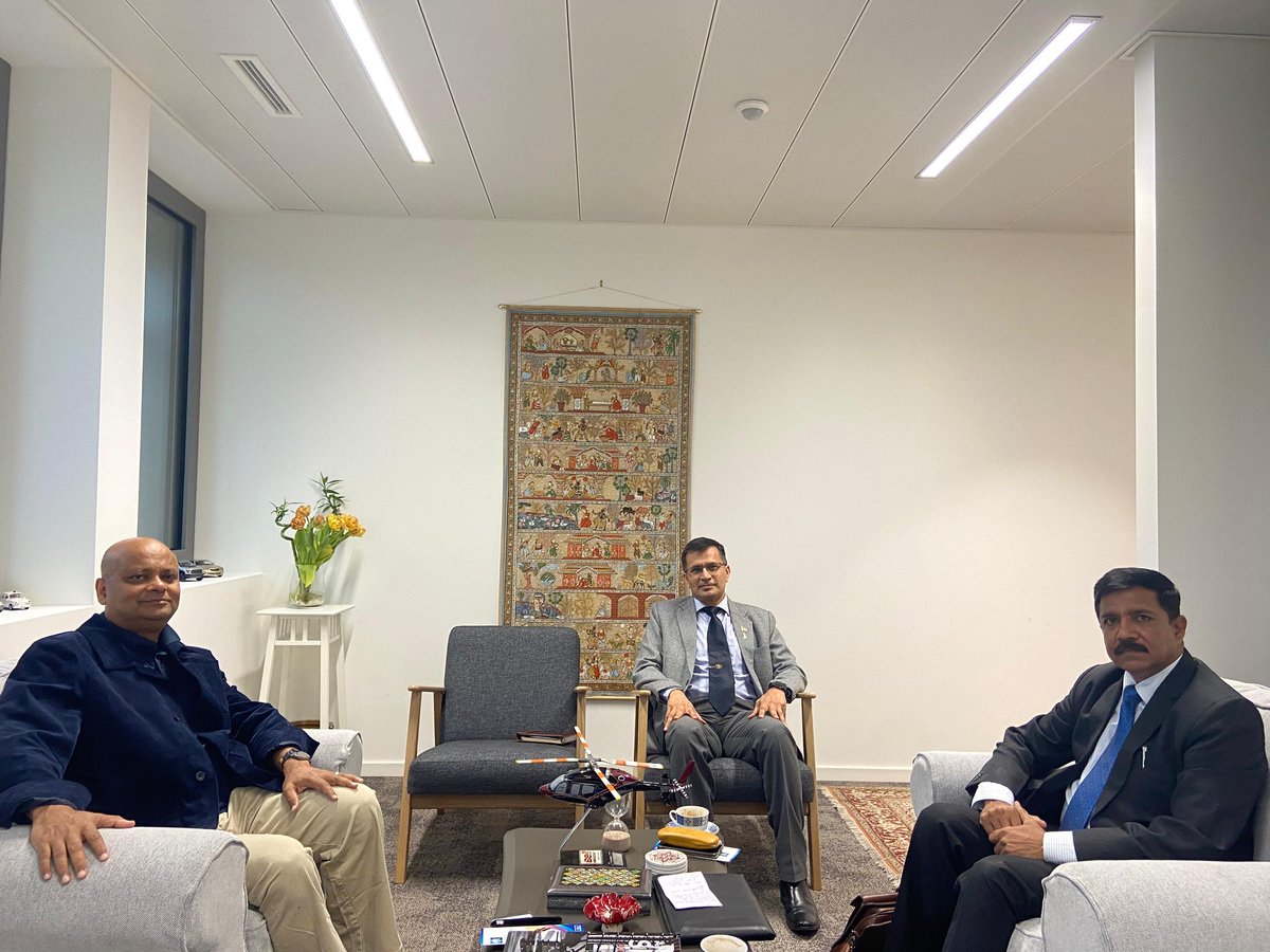 Very interesting meeting with Chairman Horizon Group @HorizonAssign, pathbreaking Indian organization, staffed by veterans, with impressive international record in demining and UXO clearance in SriLanka, Kuwait & other countries