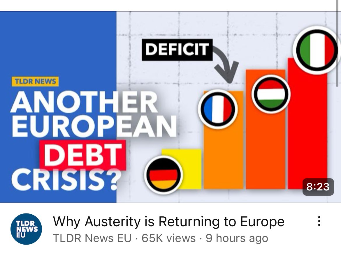 Halb Europa kämpft mit einer Schuldenkrise.

Deutsche:
„sChUlDeNbReMsE aBsChAfFeN 🤡“