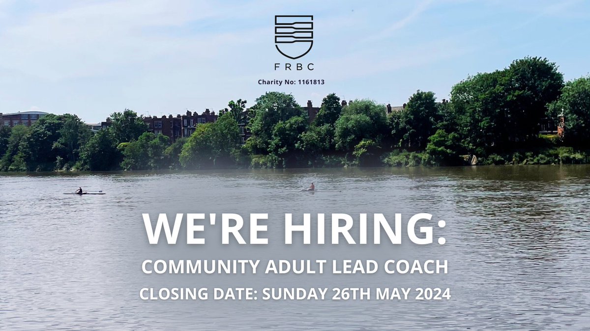 📣We’re #hiring a new Community Adult Lead #Coach! We're an ambitious #charity looking for a passionate all-rounder to help propel us into our next chapter. You will be a team player who has the desire to open access to #rowing! 💻 For the full #JobSpec fulhamreachboatclub.co.uk/frbc-lead-coac…