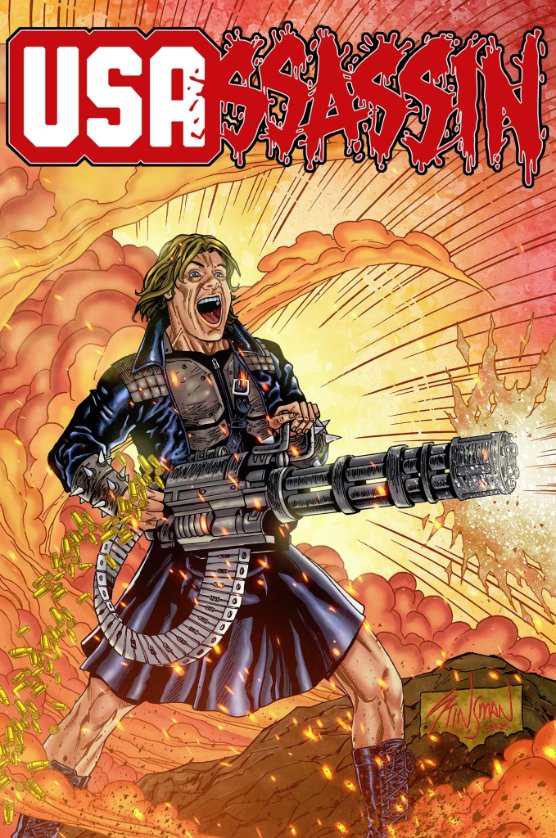 Roddy Piper joins the USAssassin team in Vol 4: Dogs of War! Sign up on Indiegogo for the exclusive cover by Avengelyne's John Stinsman!!! indiegogo.com/projects/usass…