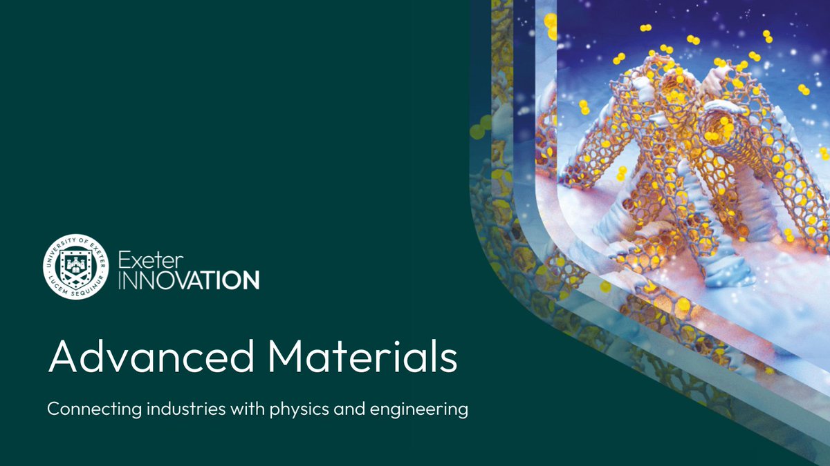 Collaborate with the @UniofExeter on #AdvancedMaterials!

By working with companies, we have developed new materials, improved methods of manufacturing, and optimised new devices for various applications. 

Read more in our Advanced Materials brochure 👉 issuu.com/universityofex…