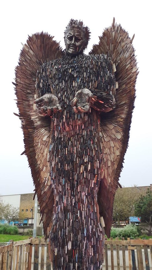 Just been to see the Knife Angel - very impressive piece of art with a powerful message,  particularly given recent events. @NorthSomersetC