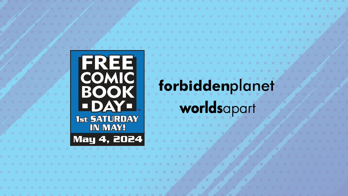 #GeekyGoingsOn @GeekyBrummie Tomorrow Sat 4 May is @Freecomicbook #FreeComicBookDay @WorldsApart_Bir @fpinternational 

tinyurl.com/bdcrr99u