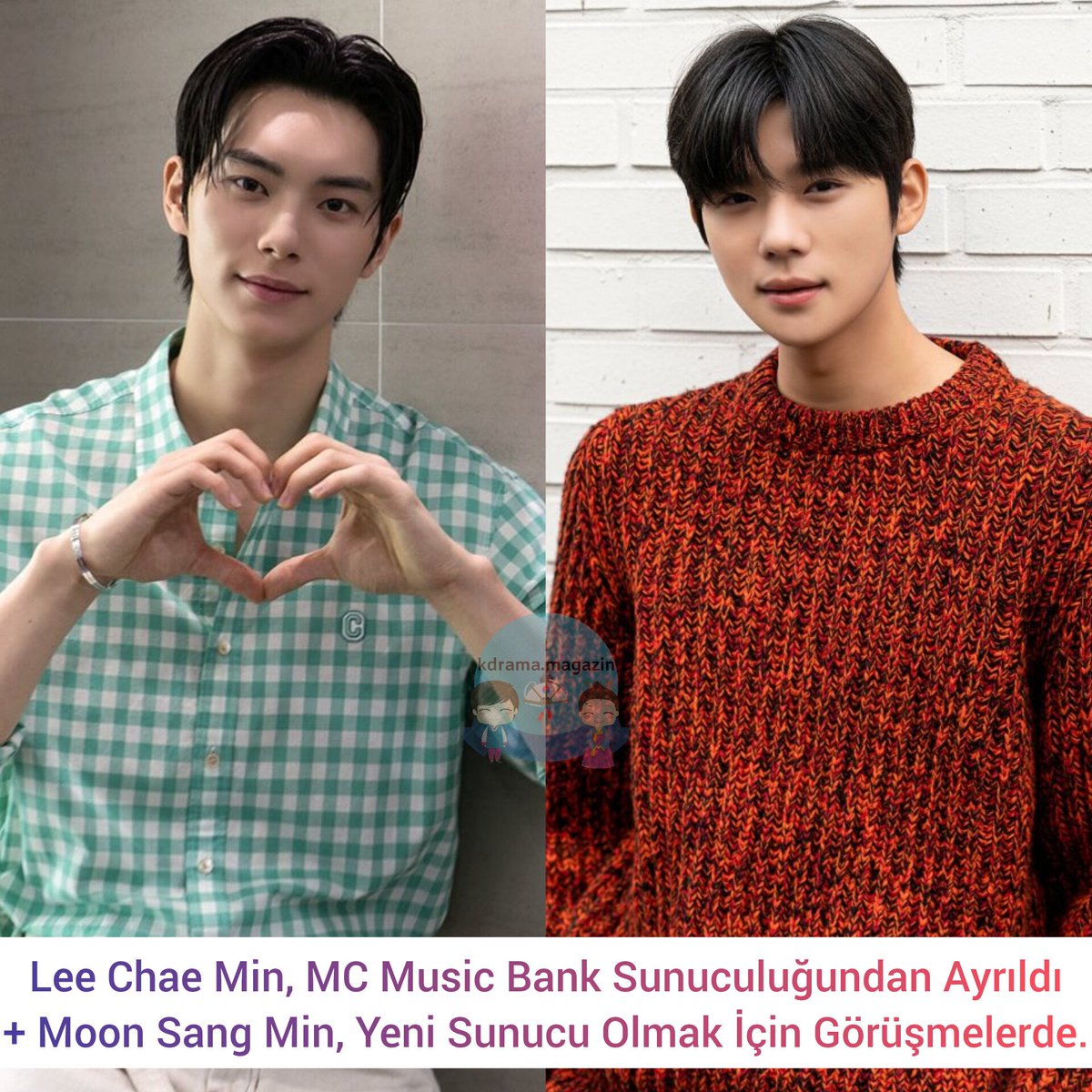 #LeeChaeMin, MC Music Bank Sunuculuğundan Ayrıldı + #MoonSangMin, Yeni Sunucu Olmak İçin Görüşmelerde. Lee Chae Min, asıl işi olan oyunculuğa odaklanacak.