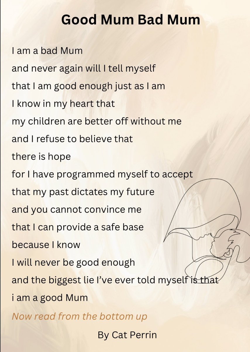 How amazing is this poem written by a very special lady just in time for Maternal Mental Health week 🤱🤍 such a powerful message.