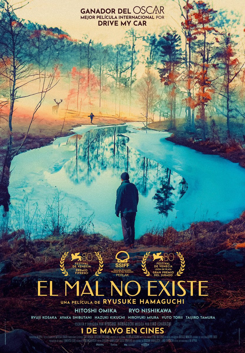 Tras triunfar en los Oscar y en Cannes con 'Drive My Car' y en La Berlinale con 'La ruleta de la fortuna y la fantasía'...
HAMAGUCHI vuelve con #ElMalNoExiste
Fúndete con la naturaleza y vive un viaje sensorial hasta lo más profundo del ecosistema que nos rodea.
#cine #zamora