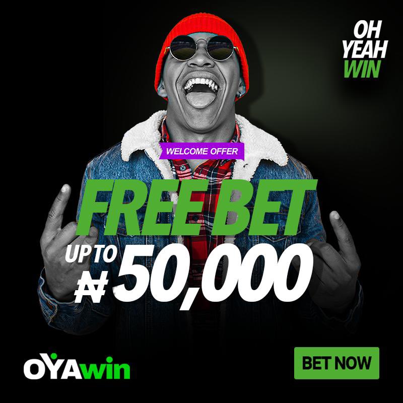 This is for my fellow sport enthusiasts, Oyawin is the new update in town. All you have to do is sign up with Oyawin and receive a Free Bet Worth up to N50,000. #OhhYeahWin Register here using this code guys: oyawin.com/register?pbz=2…
