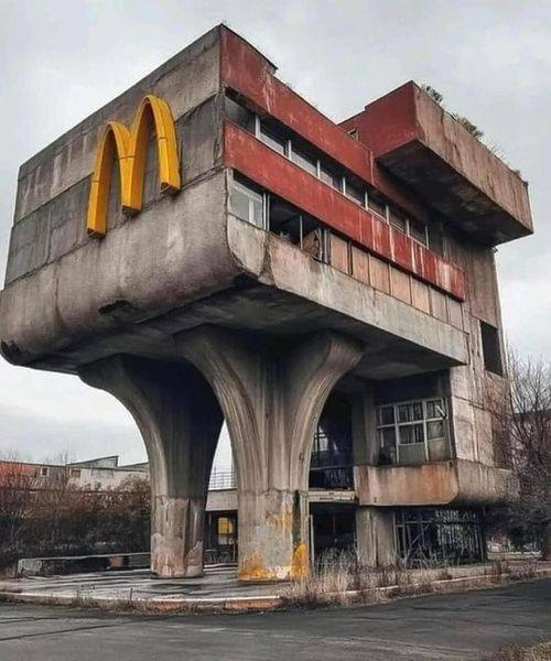 Post-apocalyptic McDonald's.