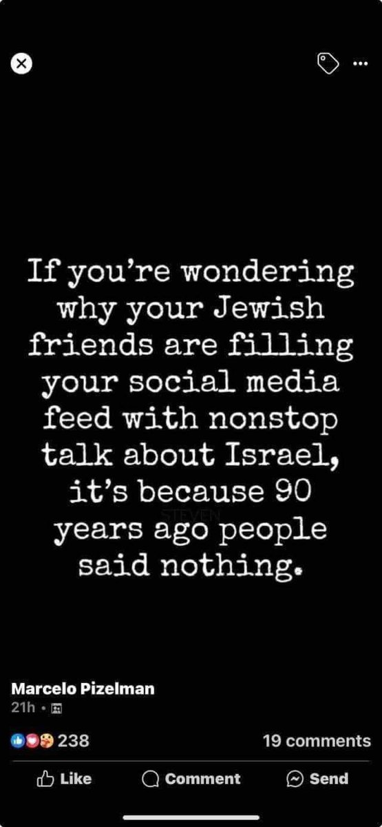 Please pay attention to what’s going on. Please don’t stay silent, either. Your Jewish friends are counting on you. #AmYisraelChai