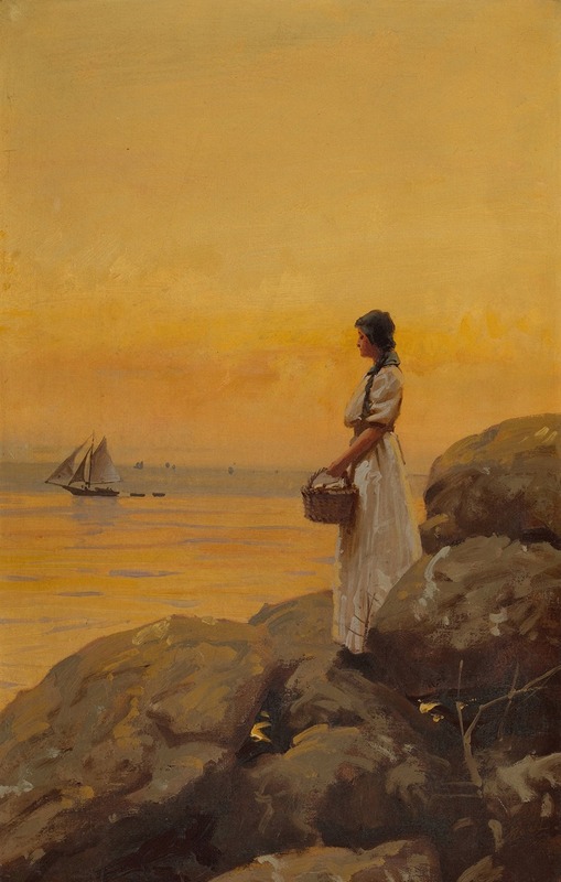 William Gilbert Gaul 1855–1919 Gazing Out to Sea