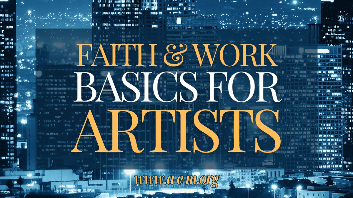 Great opportunities & challenges is what creative people who work in the mainstream art world & entertainment industry encounter. Be salt & light, think through how your faith intersects & fuels your creative endeavors. Watch: a-e-m.org/faith-and-work…
#faithandwork #artandfaith