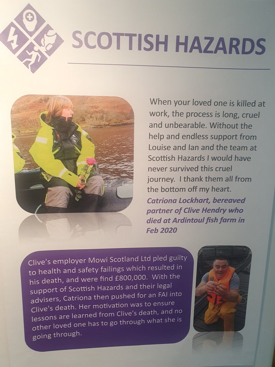 Thank you to #ChristineGrahame for visiting our stall in @ScotParl last week, to hear about the health & safety advice & support we provide to workers, primarily in non-unionised workplaces. Constituents can contact us on 0800 0015 022 or info@hazards.scot 💜 #IWMD24 #MayDay