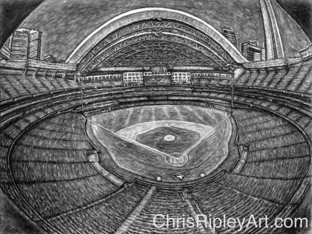Anybody working from Dome today??? 

I would love to be drawing from the Dome but I’ll be at home instead 🥲

#BlueJays #ToTheCore #LetsGoBlueJays