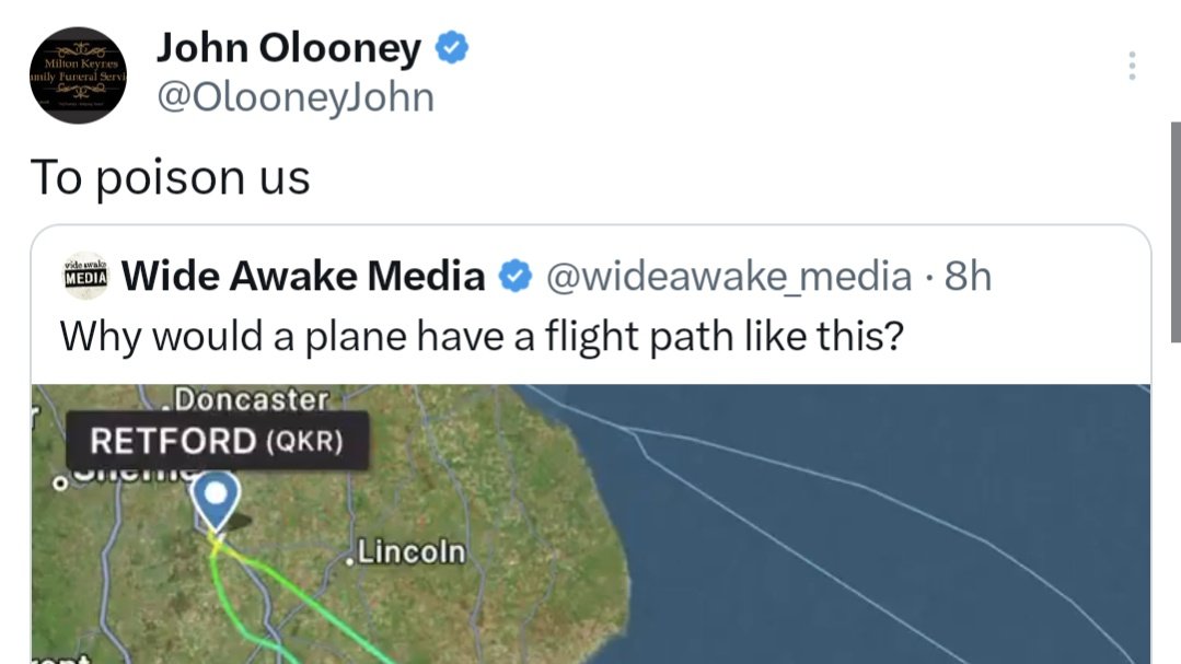 All the usual suspects are raging over .. an aerial survey flight. 🤦‍♂️ But sure, the government's secretly spraying us all with chemicals .. and leaving the flights 'in plain sight' on public websites for anyone to see. 🤷‍♂️ twitter.com/MattB_M2M/stat…