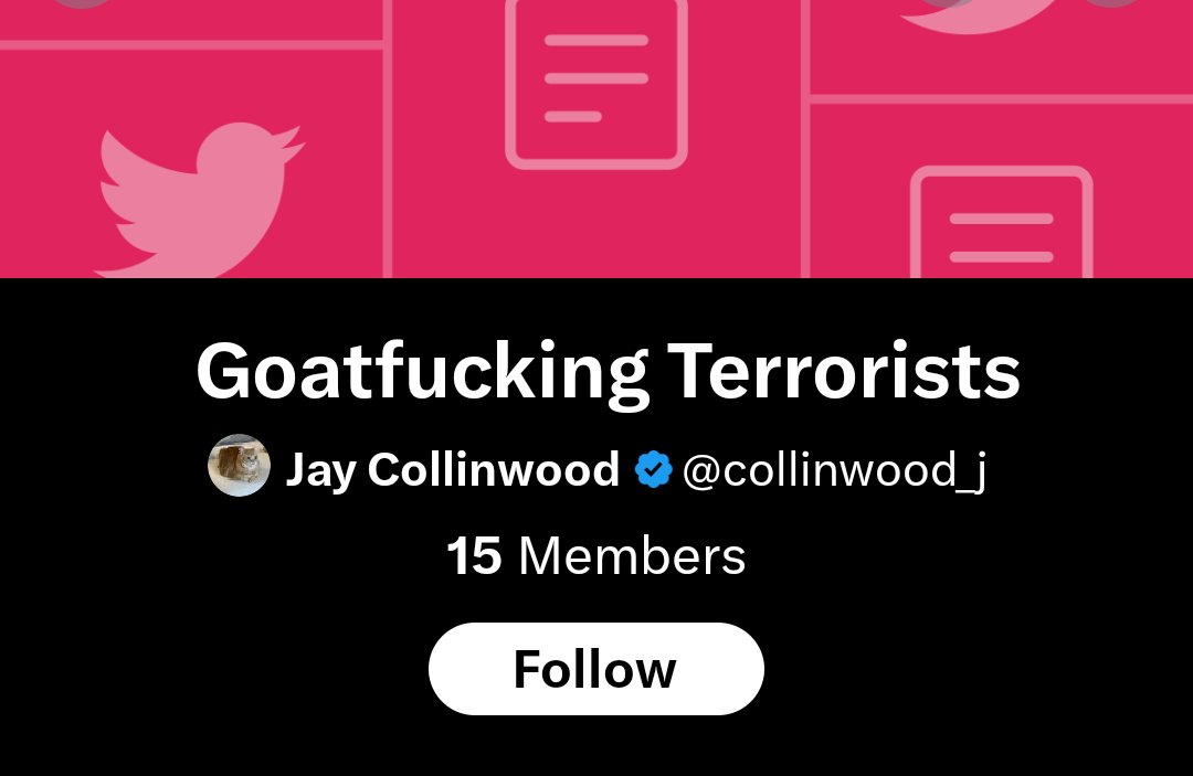 I was put on this list by Zionist @collinwood_j Other unwilling members: @PalesIntifaOcto @datawonk3r @aBrownMouse @Coinkydonky @AndreaStockdal2 @teeessess @abierkhatib @almosthappy4u @notrealdemocrat @WhiteBeardEdwar @IlhanMN @scottandrewh @joeyneverjoe @knoxlette