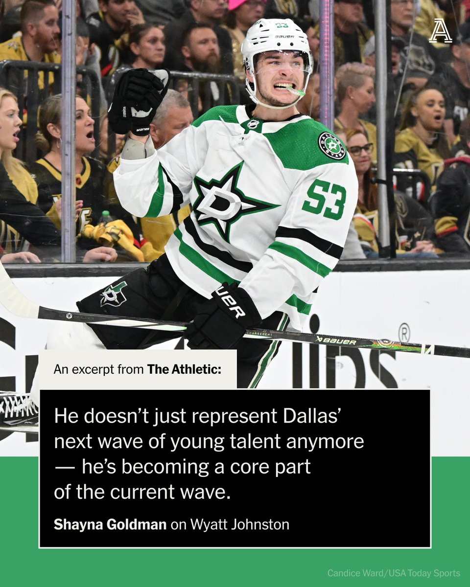 A breakout performance in the regular season is one thing. But the NHL playoffs are a different animal. The postseason is where players make a name for themselves. And that’s what Wyatt Johnston is doing in Dallas, writes @hayyyshayyy. theathletic.com/5462425/2024/0…