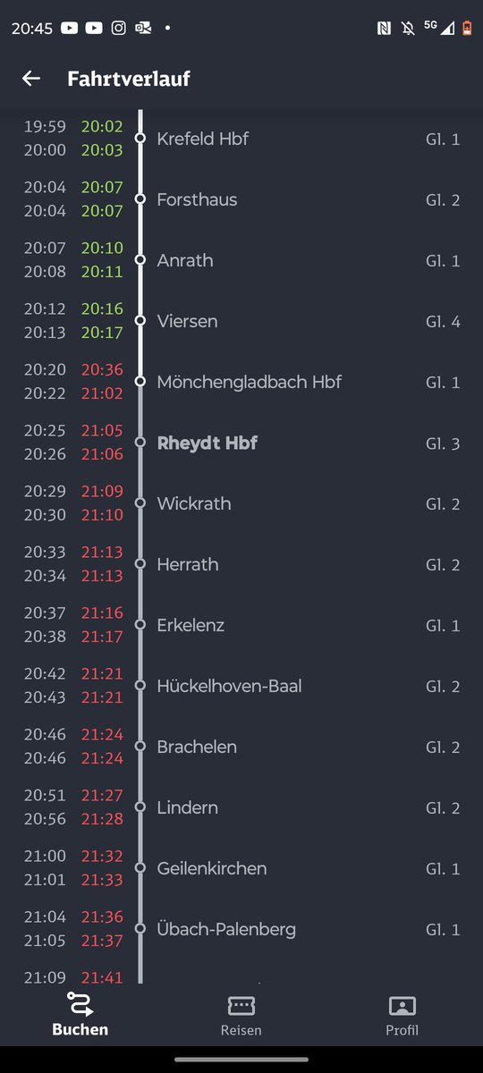 @DB_Bahn Fakenews! NRW RB33 ist schon in Rheydt durch! Wieder Falschinformationen im DB System, reines Chaos