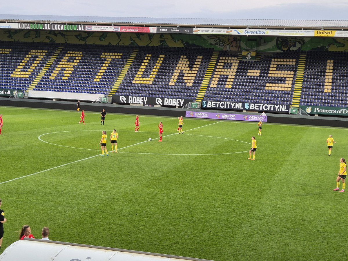 Geweldige wedstrijd gezien tussen Fortuna Sittard vrouwen tegen FC Twente vrouwen #fortwe