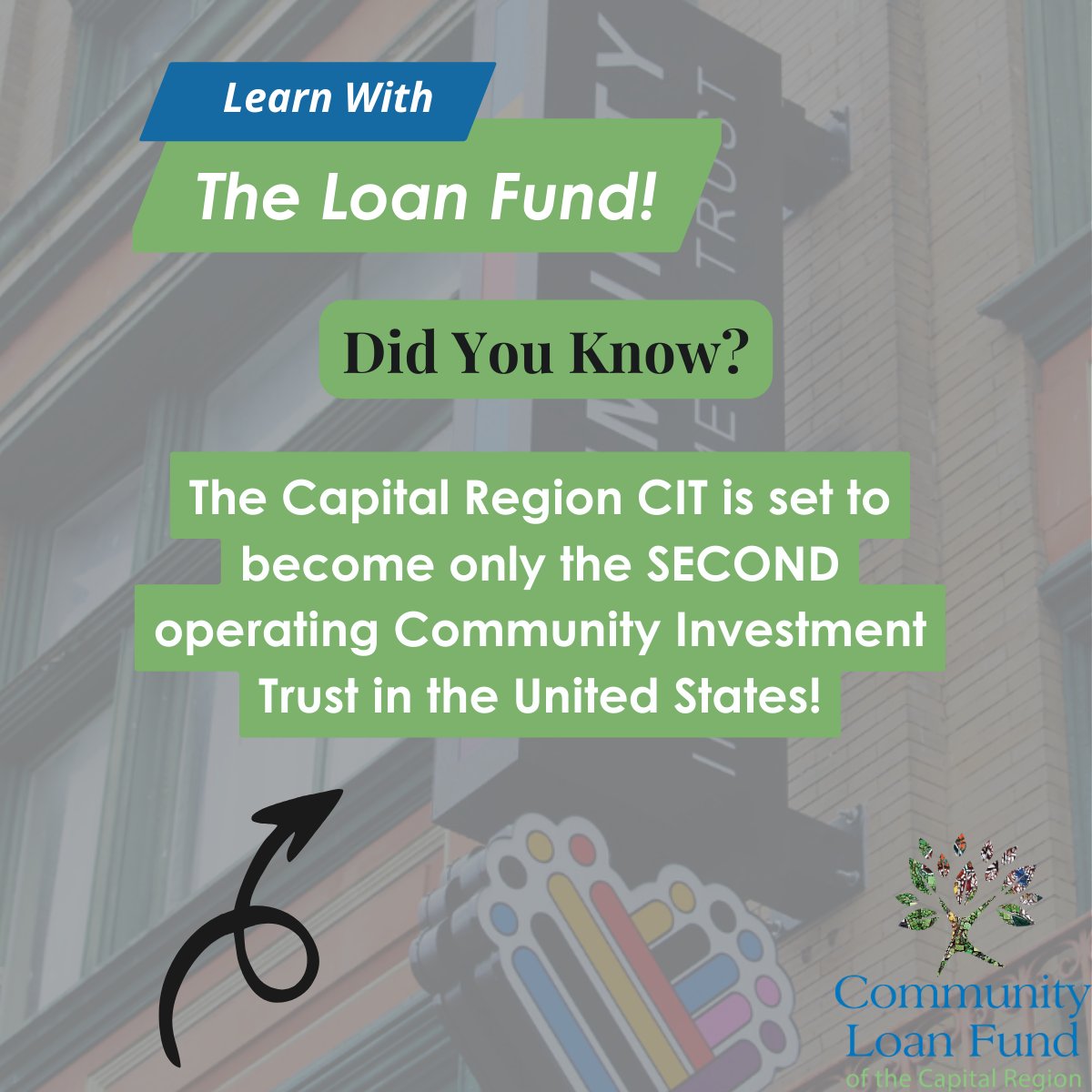 Welcome to a new series called "Learn With The Loan Fund!" Every week, we will provide helpful tips and facts to our followers as well as updates on current exciting projects going on here at the Loan Fund!